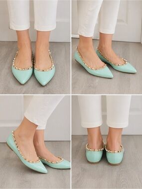 Cute Rockstud Flats.